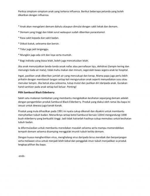 SAMBUCOL NEWSLETTER OCTOBER 2018